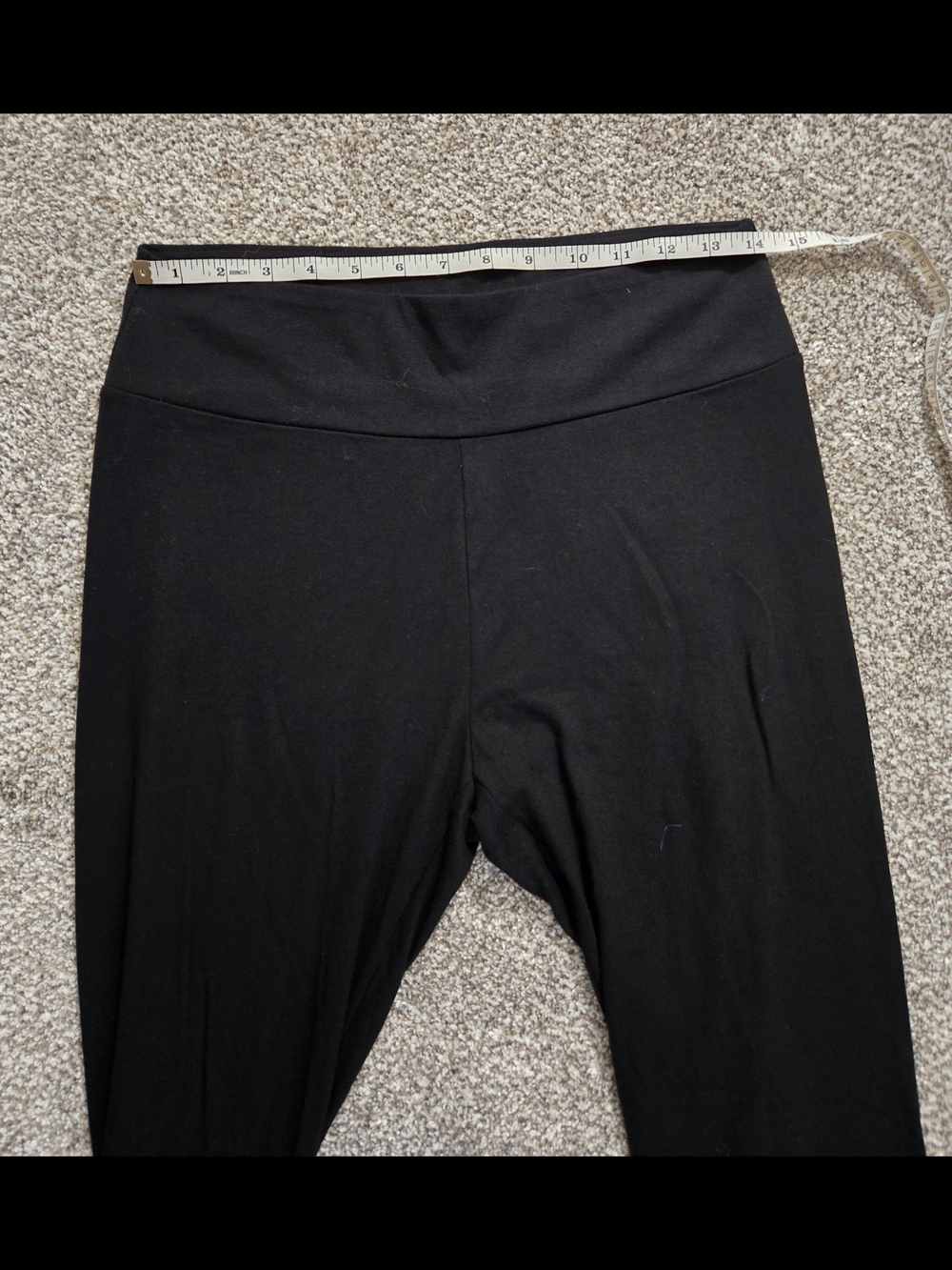 Wild Fable Women's Black Solid Ankle Leggings M Yoga Stretch Elastic Waist - Picture 3 of 5